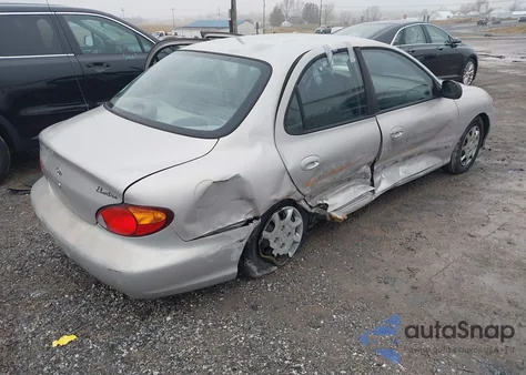 1999 Hyundai Elantra Gl z USA, uszkodzony, nr VIN KMHJF25F9XU863891